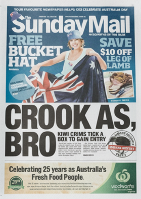 SUNDAY MAIL QLD newspaper detail image